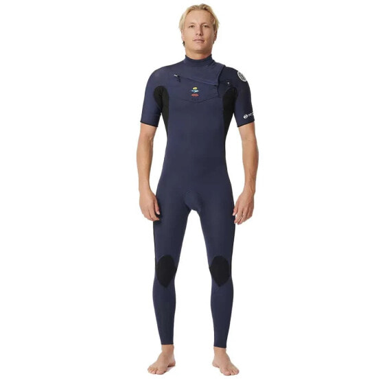 RIP CURL D/Patrol Perf 2/2 mm Short Sleeve Chest Zip Neoprene Suit