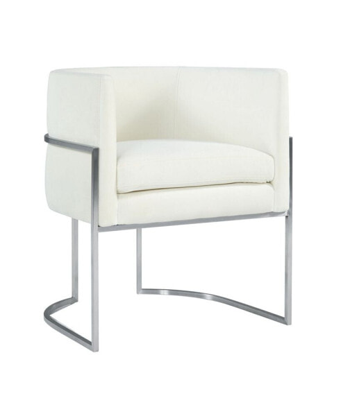 Giselle Dining Chair - Silver Frame
