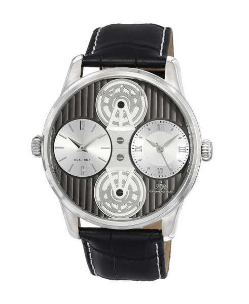 Часы Porsamo Bleu men's Benedict Genuine Leather Band Watch