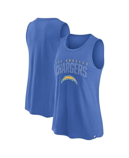 Women's Powder Blue Los Angeles Chargers Classic Rhine Tank Top