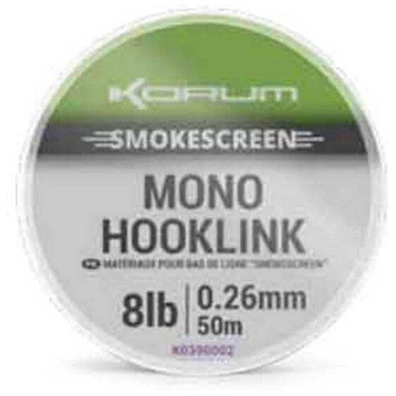 Монофильная леска для рыбалки Korum Smokescreen 50 м