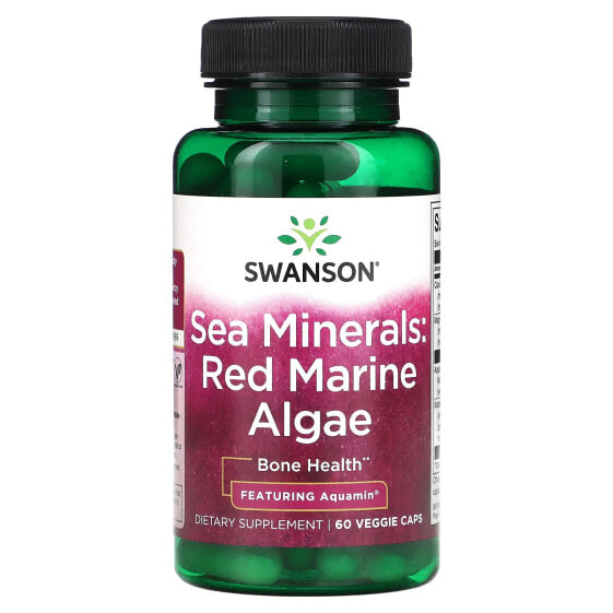 Биодобавка Swanson Красные морские водоросли, 60 капсул