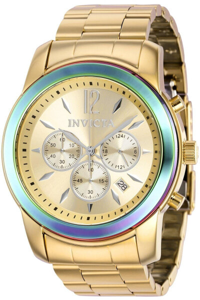 Часы Invicta Specialty Chronograph Gold Dial