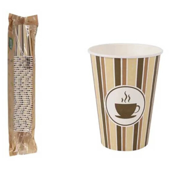 ALGON 40 Cardboard Coffee Cups 220ml