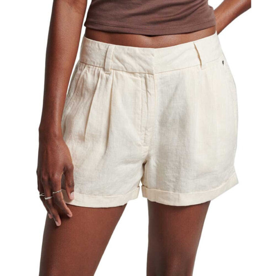 SUPERDRY Studios Overdyed Linen shorts