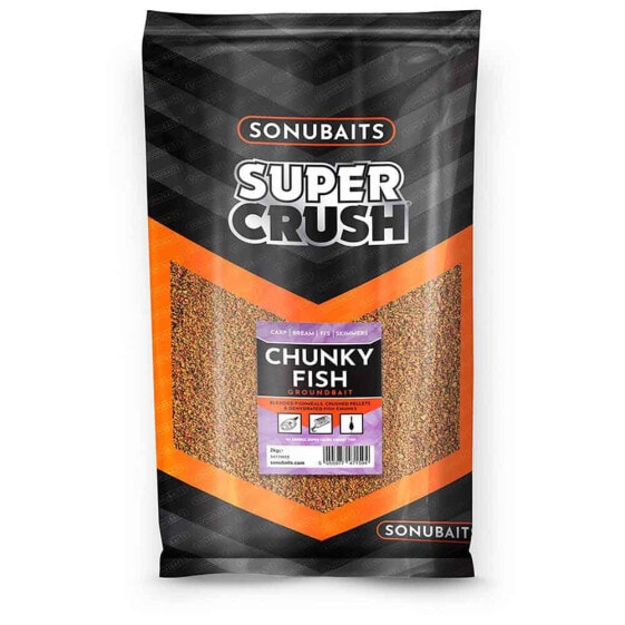 SONUBAITS Chunky Fish Supercrush Groundbait 2kg