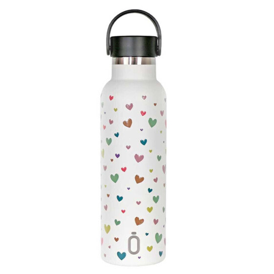 RUNBOTT Confeti corazones 600 ml thermo bottle