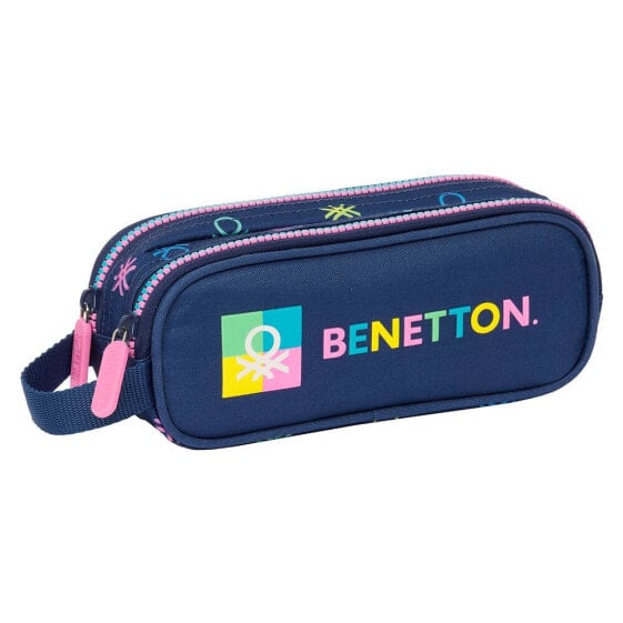 Пенал для школы safta Benetton двойной