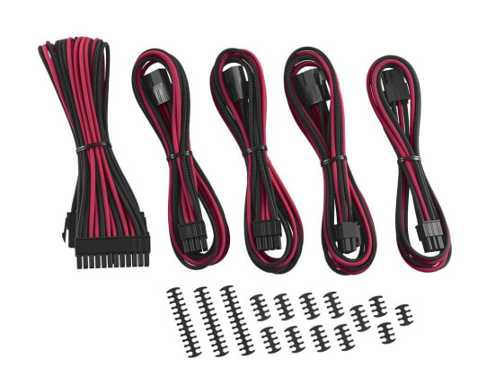 cablemod CM-CAB-CKIT-N86KKR-R - 0.45 m - PCI-E (8-pin) - PCI-E (6-pin) - Straight - Straight - Black - Red