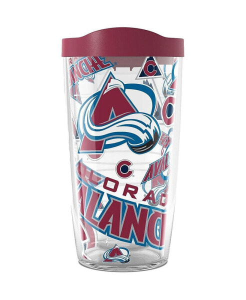 Colorado Avalanche 16 Oz Allover Classic Tumbler