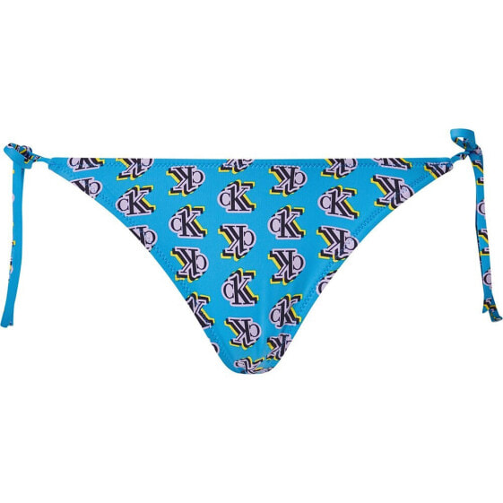 CALVIN KLEIN UNDERWEAR String -Print Tie Side Bikini Bottom