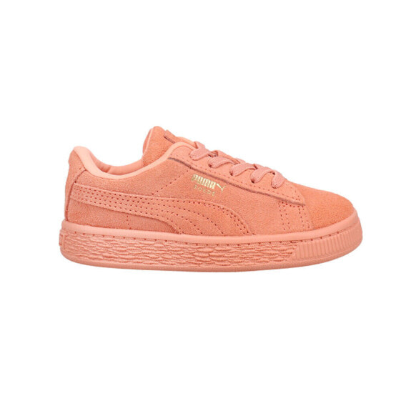 Puma Suede Classic Mono Gold Lace Up Toddler Girls Size 5 M Sneakers Casual Sho