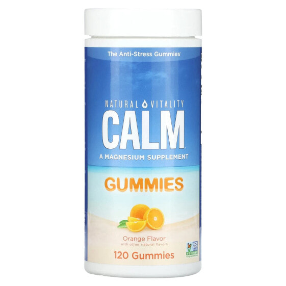 CALM, Magnesium Supplement, Orange, 120 Gummies