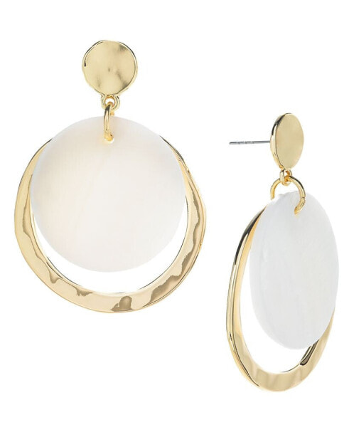 Gold-Tone Crescent Drop Earrings, Created for Macy's