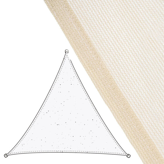 Shade Sails Awning 5 x 5 m Beige Polyethylene 500 x 500 x 0,5 cm