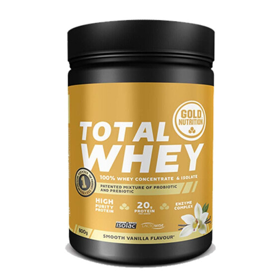 Протеиновый напиток Gold Nutrition Total Whey 800г с ванилью