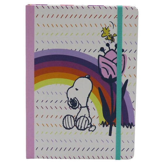 Блокнот органайзер Snoopy A5 Rainbow