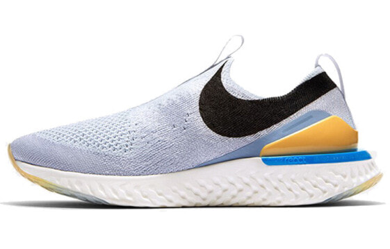 Серые женские кроссовки Nike Epic React Racer FK JDI 低帮 для спорта и отдыха