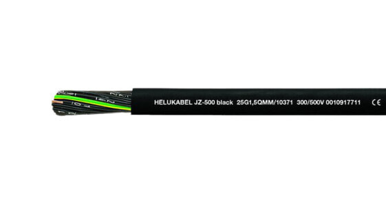 Helukabel JZ-500 - Low voltage cable - Black - Polyvinyl chloride (PVC) - Cooper - 2x1 mm² - -15 - 80 °C