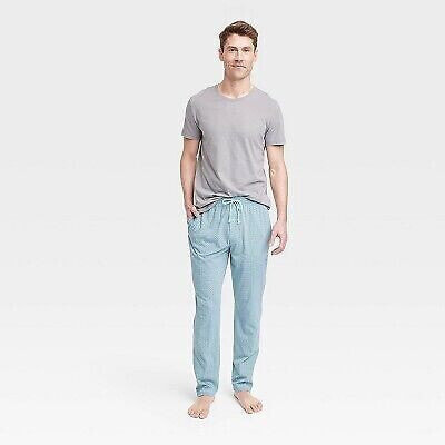 Men's Sandwash Turquoise Crewneck Top Pajama Set - Goodfellow & Co