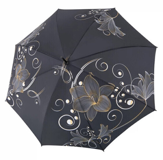 Dámský holový deštník Fiber Flex AC Golden Flower 740765SG
