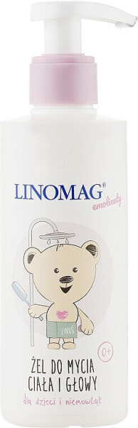 Kindershampoo-Duschgel für Körper und Kopfhaut - Linomag 200 ml