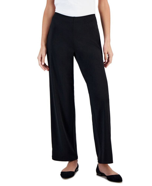 Petites Knit Pull-On Pants, Created for Macy's