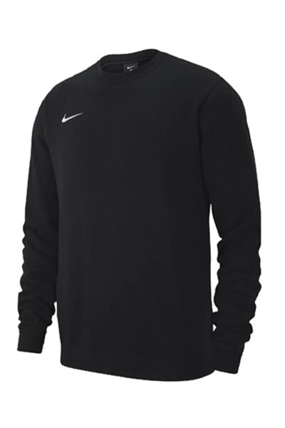 Толстовка Nike Erkek Siyah Team Club19 Crew Sweatshirt Aj1466-010