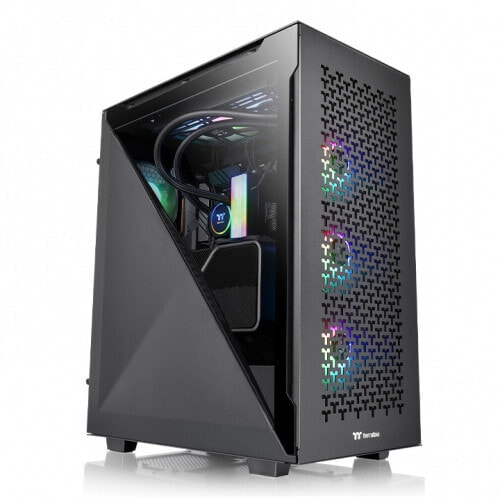 Thermaltake CA-1T4-00M1WN-02 - Midi Tower - PC - Black - ATX - micro ATX - Mini-ITX - SPCC - 17 cm