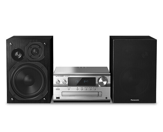 Panasonic SC-PMX92 - Home audio mini system - Black - Silver - 120 W - 3-way - 14 cm - 24-bit/192kHz