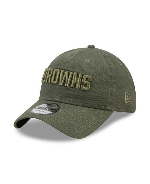 Men's Olive Cleveland Browns Core Classic 2.0 Tonal 9TWENTY Adjustable Hat