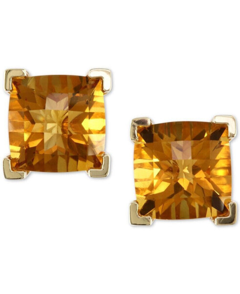 EFFY® Citrine (4-1/5 ct. t.w.) Stud Earrings in 14k Gold