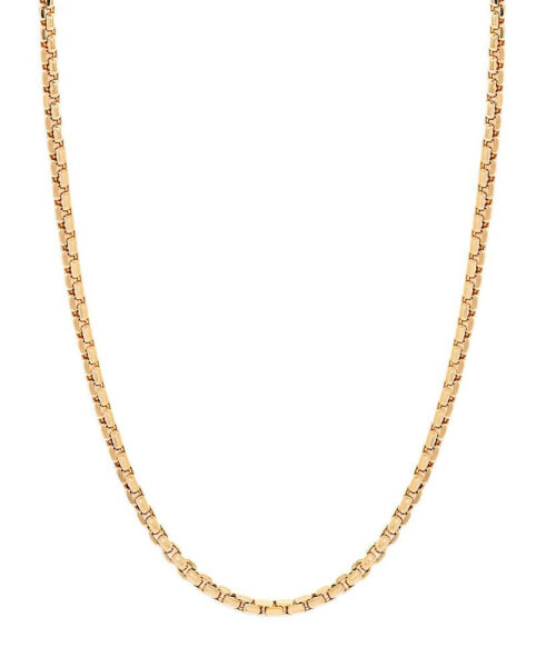 Macy's 14K Yellow Gold Diamond Cut 1.5 mm Round Box 20" Chain