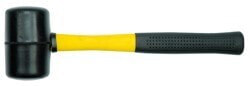 Резиновый молоток VOREL 1200g, пластиковая ручка 33925