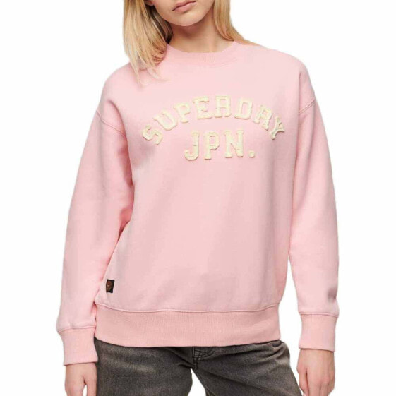 SUPERDRY Applique Athletic Loose sweatshirt