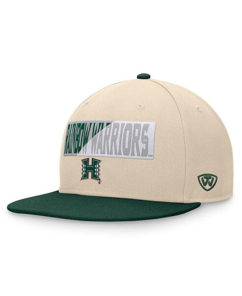 Men's Tan/beige Hawaii Rainbow Warriors Goalaso Snapback Hat