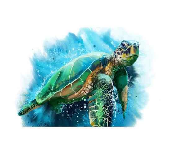 Die Meeresschildkröten -Aquarelle