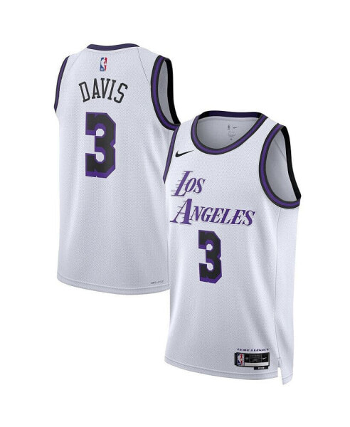 Men's and Women's Anthony Davis White Los Angeles Lakers 2022/23 Swingman Jersey - City Edition