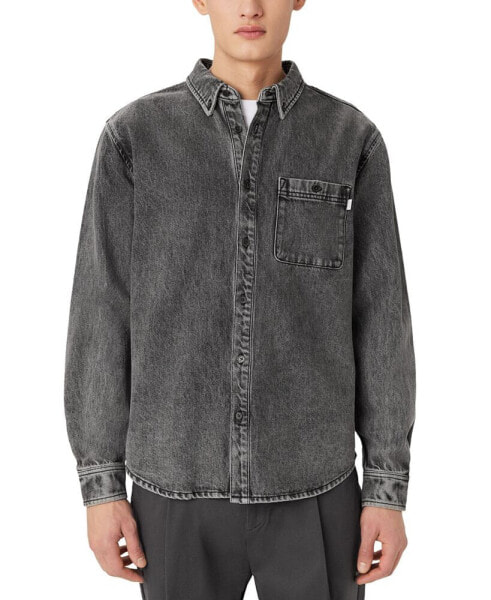 Men's Clark Regular-Fit Denim Button Shirt