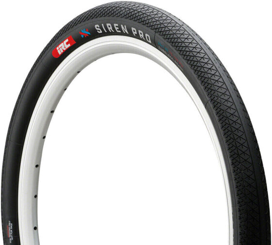 Покрышка велосипедная IRC Tires Siren Pro - 20 x 1.75, бескамерная, складная, черная, 120tpi