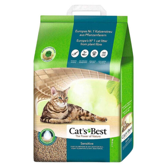 CAT´S BEST Wooden Sensitive 20l Cat Litter