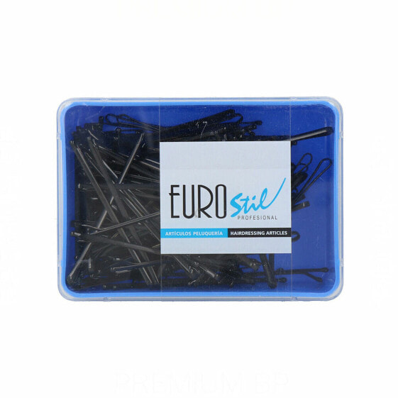 Заколки для волос Eurostil Clips Negro 70 мм