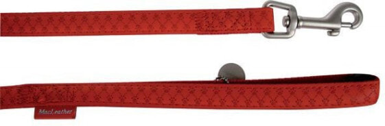 Поводок для собак Zolux Mac Leather 25 мм/1,2 м, Красный
