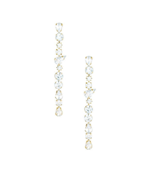 Ice Drop 18K Gold Plated Dangle Earrings