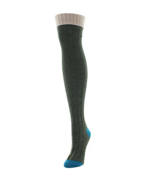Women's Mixed Color Over The Knee Socks