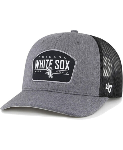 Men's Charcoal Chicago White Sox Slate Trucker Snapback Hat