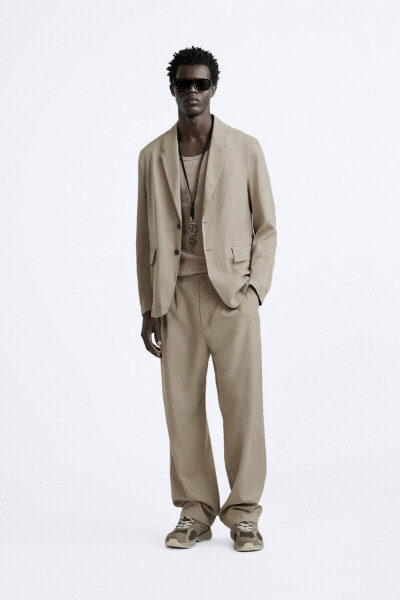 FLOWING SUIT TROUSERS