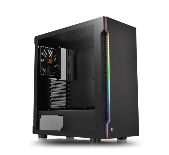 Thermaltake H200 TG RGB - Midi Tower - PC - Black - ATX - micro ATX - Mini-ITX - SPCC - 18 cm