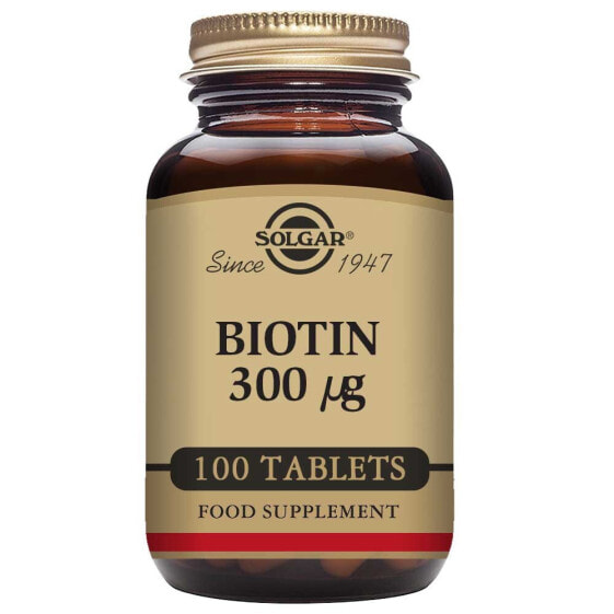 SOLGAR Biotin 300mcgr 100 Units