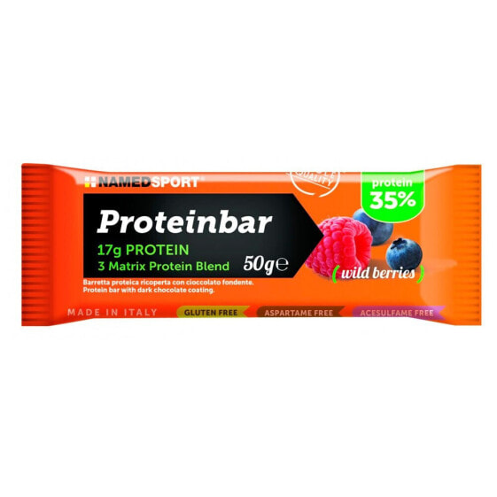 NAMED SPORT Protein 50g Wild Berries Energy Bar